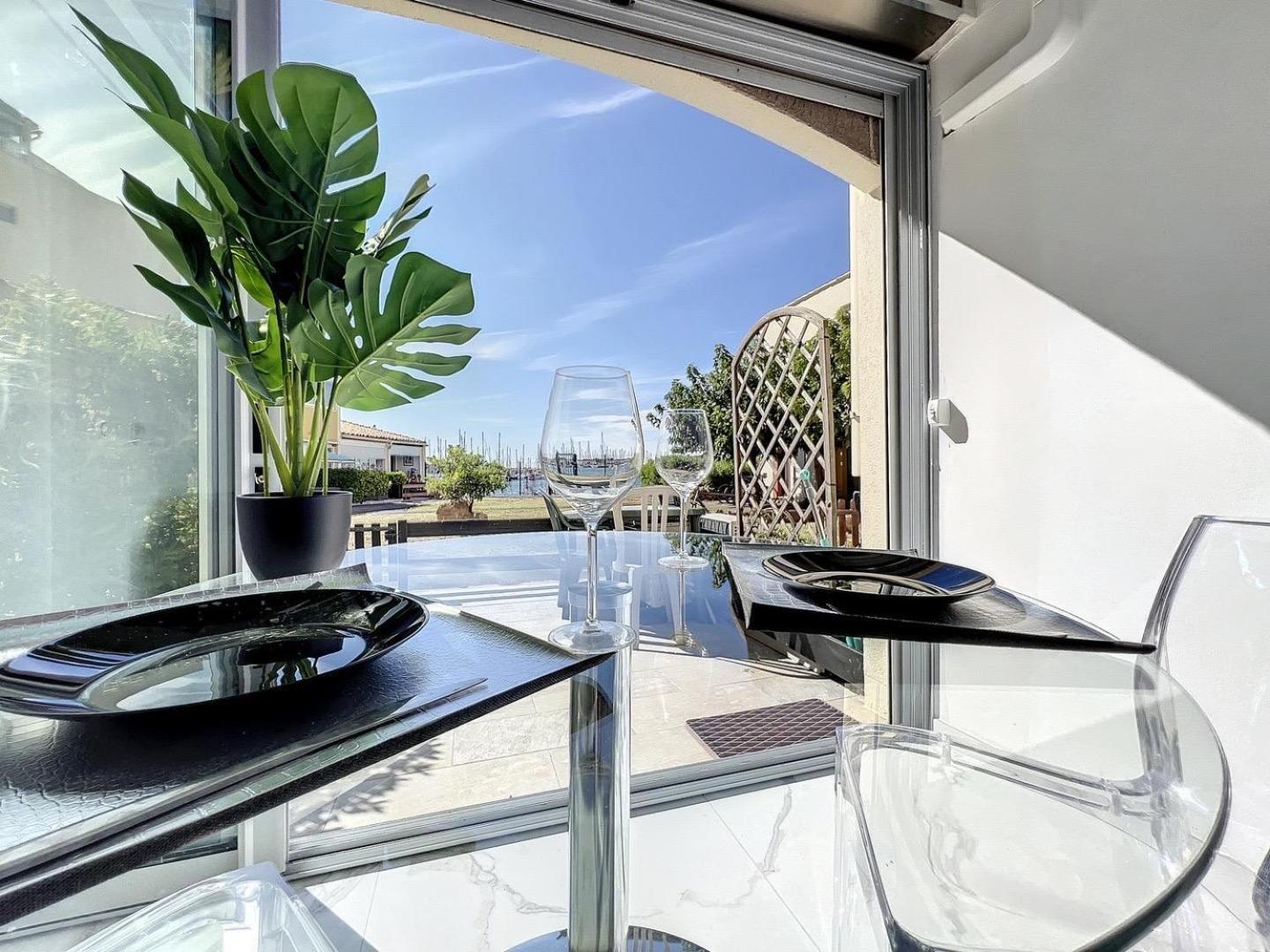 Studio Prestige Avec Terrasse, Ile Des Pecheurs, Vue Port Agde Exterior photo