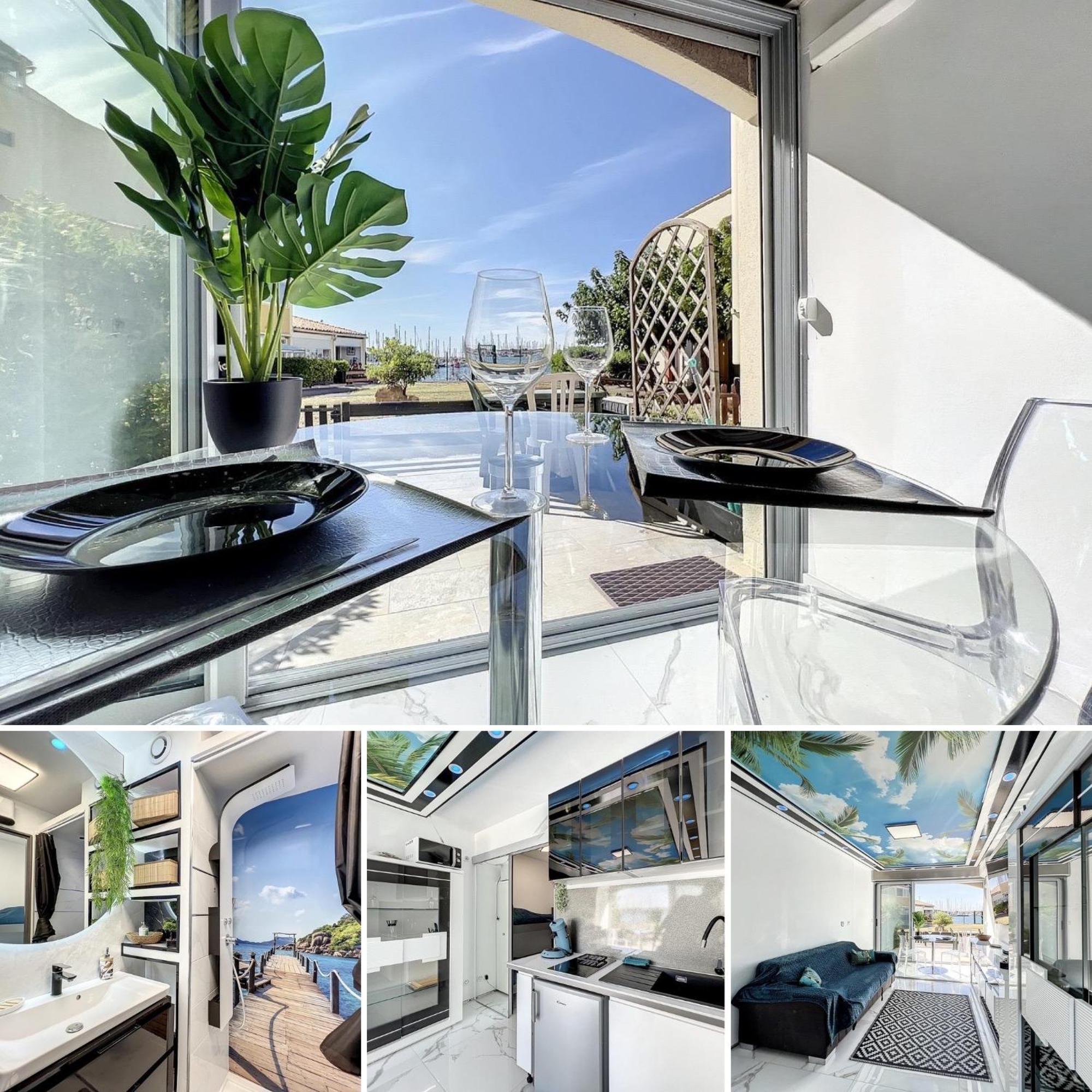 Studio Prestige Avec Terrasse, Ile Des Pecheurs, Vue Port Agde Exterior photo